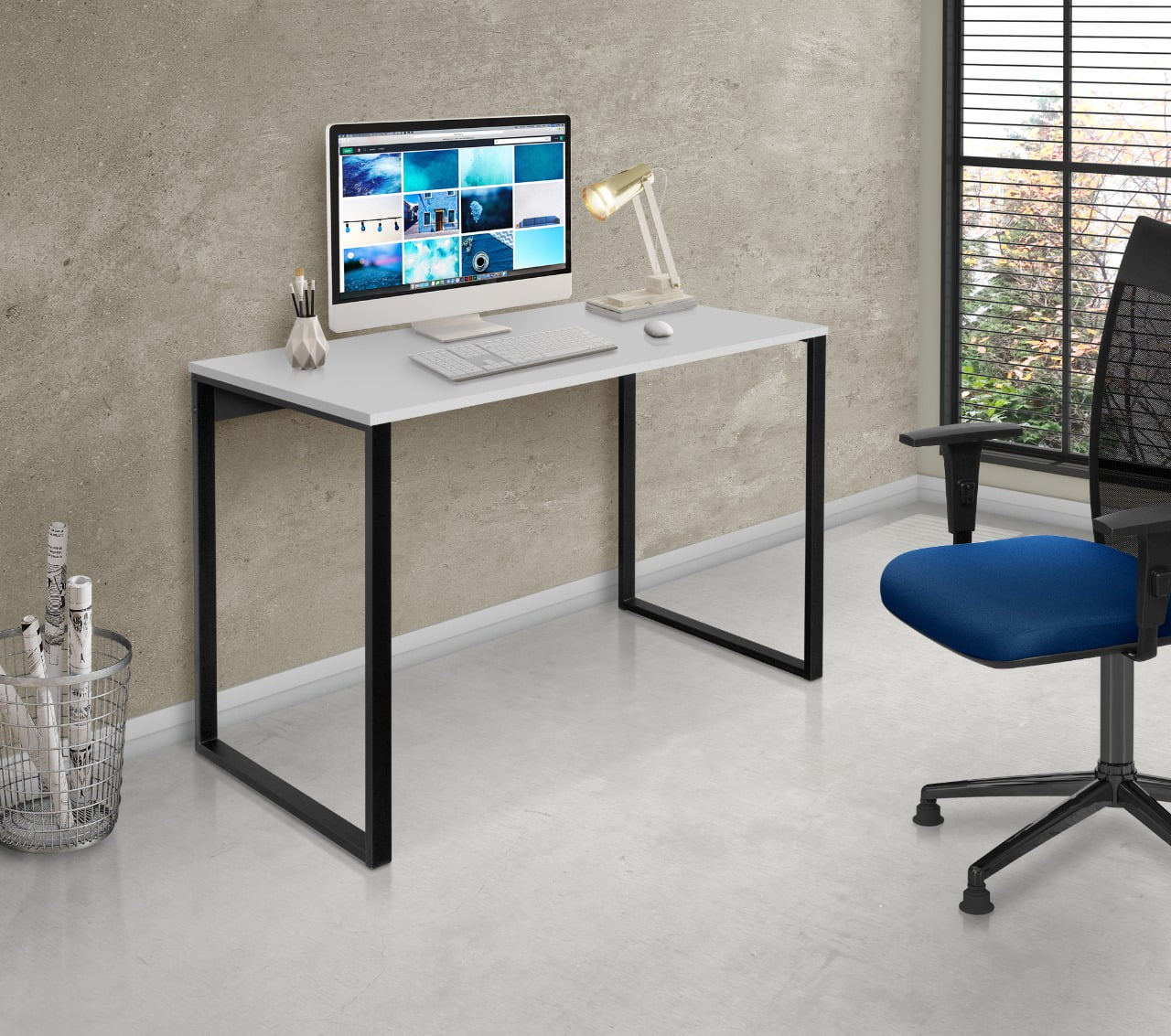 Mesa Escrivaninha para Estudos, Escritório-Office 120cm modelo CANCUN -  Ponto de Oferta