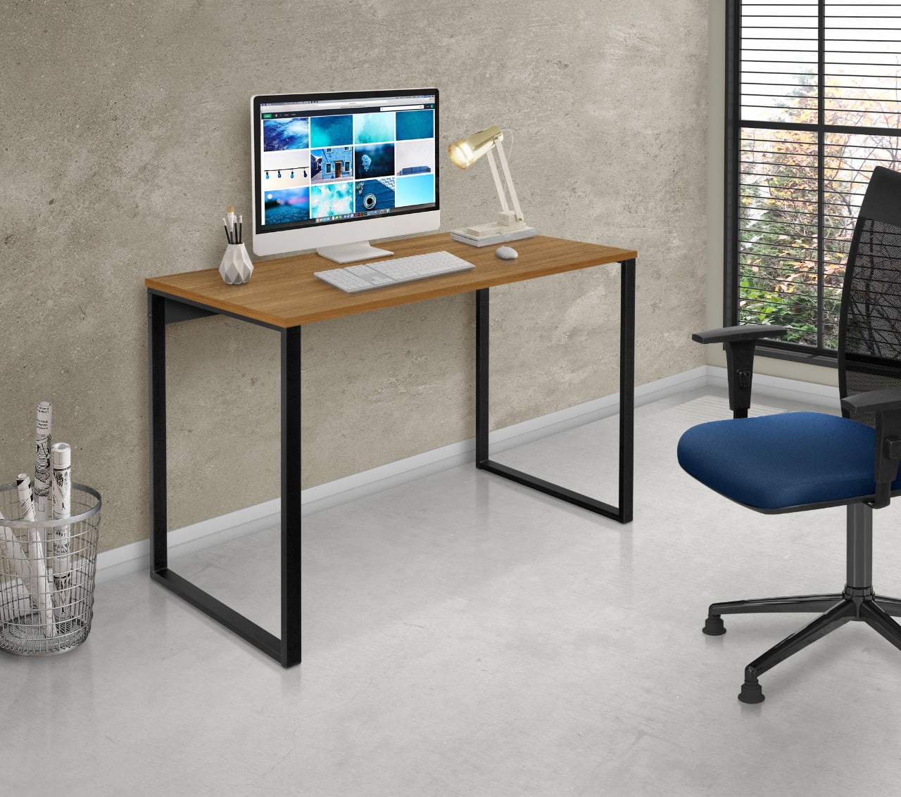 Mesa Escrivaninha para Estudos, Escritório-Office 120cm modelo CANCUN -  Ponto de Oferta