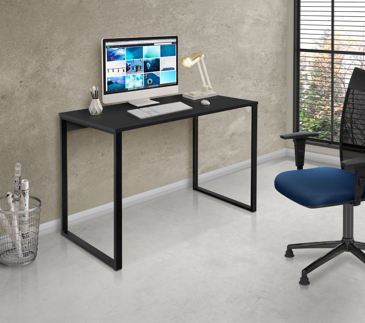 Mesa Escrivaninha para Estudos, Escritório-Office 120cm modelo CANCUN